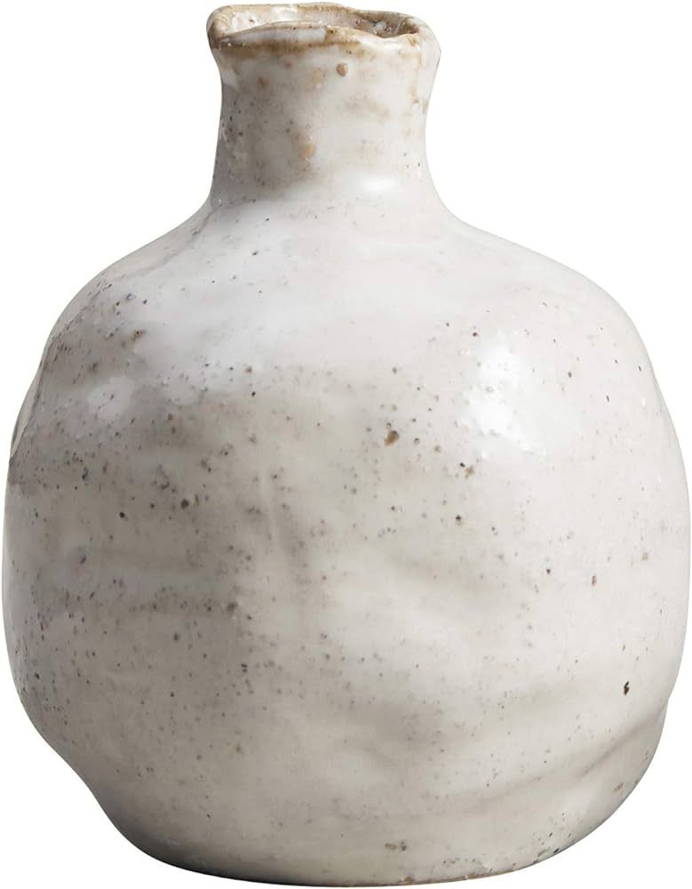 47th & Main Ceramic Decorative Vase, 4.5" Tall, Cream | Amazon (US)