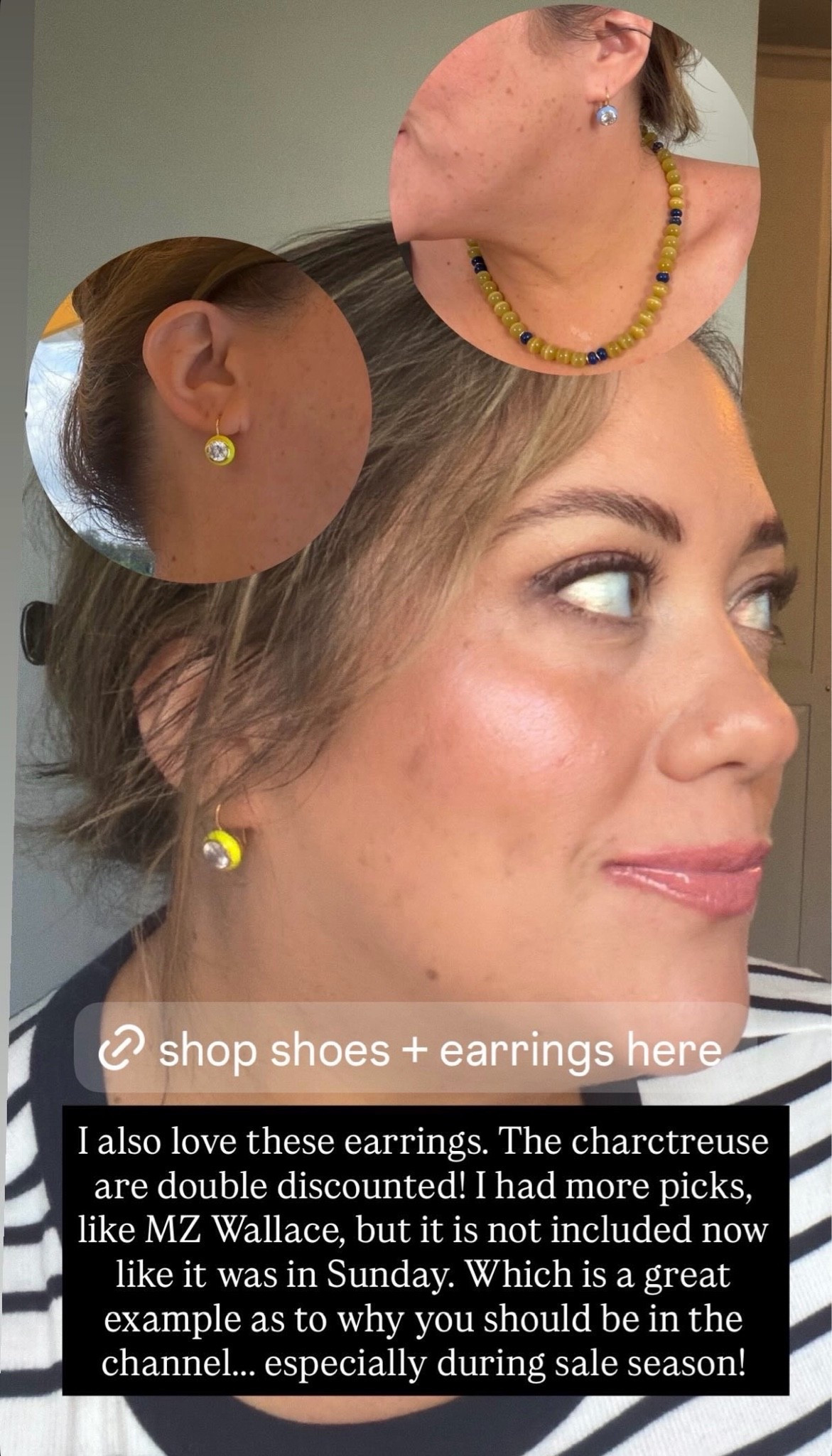 My favorite Hart earrings in my favorite neon yellow/chartreuse color are included in the Shopbop sale for 30% off (a $45 difference!). They’re the perfect way to add an instant pop of color and sparkle to an outfit, and I ALWAYS get compliments on them.

#LTKSaleAlert