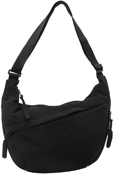 Nylon Crescent Crossbody Bag for Women Shoulder Tote Handbag Casual Sling Bag Dumpling Purse Bag ... | Amazon (US)