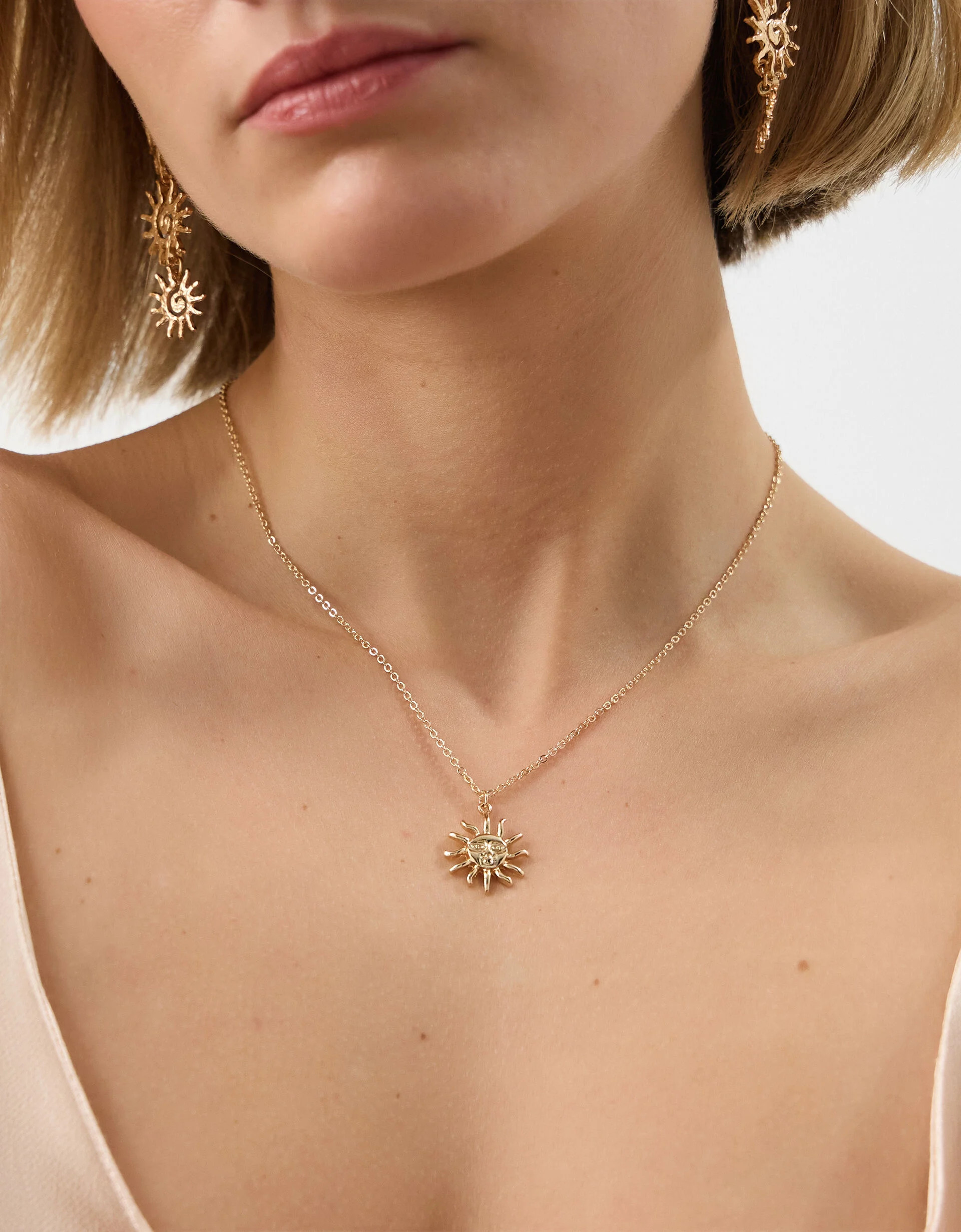Sun Pendant Necklace | Accessorize (Global)