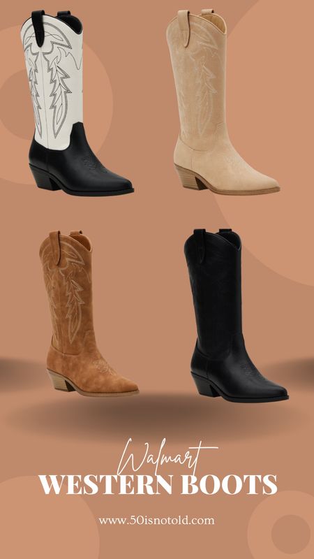 Walmart Find | Affordable Western Cowboy Boots Under $35 | Nashville | Vegas | Concert | Fall Trends 

#LTKFind #LTKshoecrush #LTKSeasonal