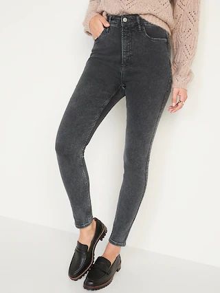 Higher High-Waisted Rockstar 360&#xB0; Stretch Super Skinny Jeans for Women | Old Navy (US)