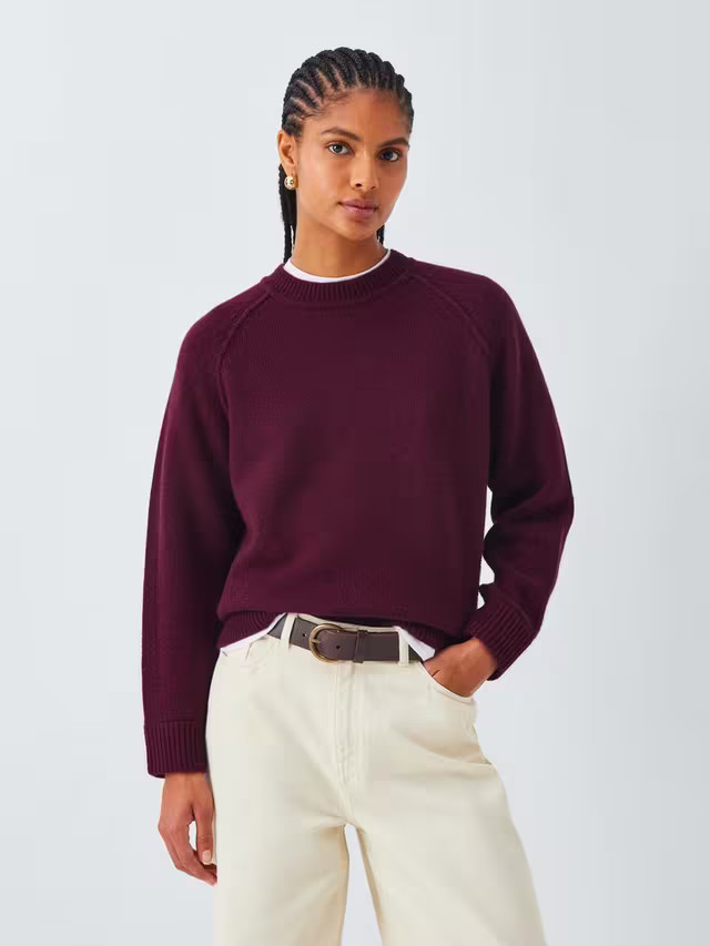 John Lewis Merino Wool Rich Crew Neck Jumper | John Lewis (UK)