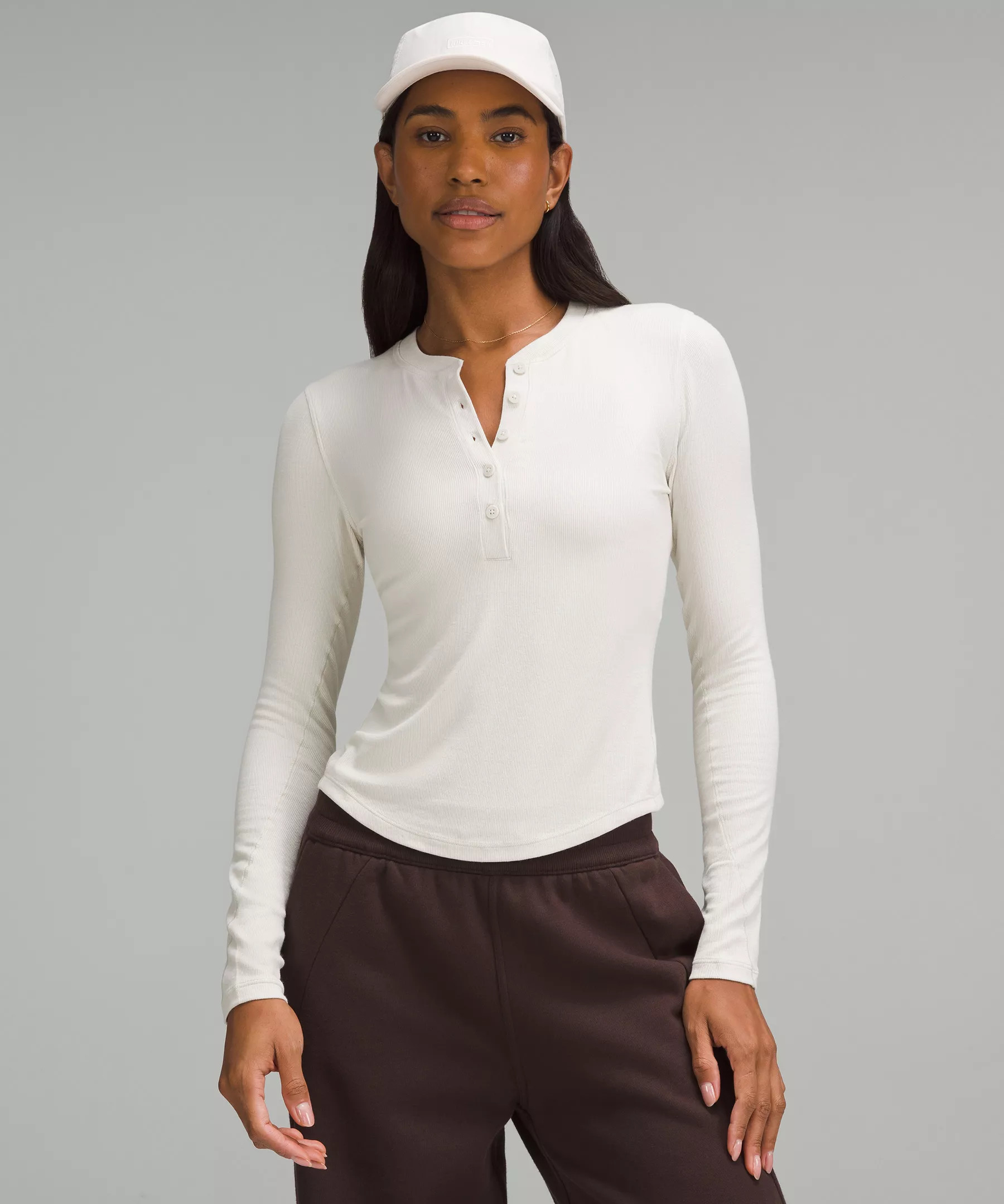 Hold Tight Long-Sleeve Henley | Women's Long Sleeve Shirts | lululemon | Lululemon (US)