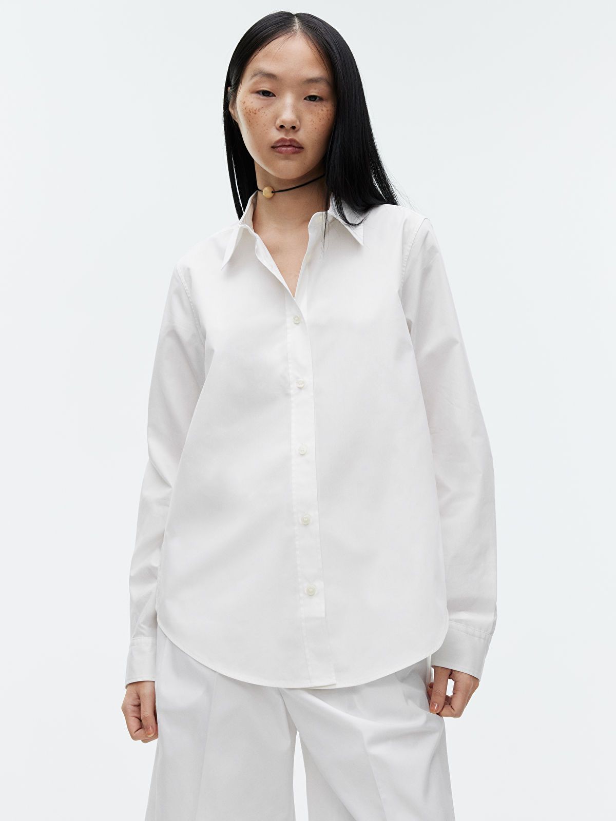 Straight Cut Poplin Shirt | ARKET (US&UK)