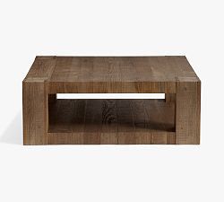 Rockport Square Reclaimed Wood Coffee Table - Sierra Finish (44") | Pottery Barn (US)