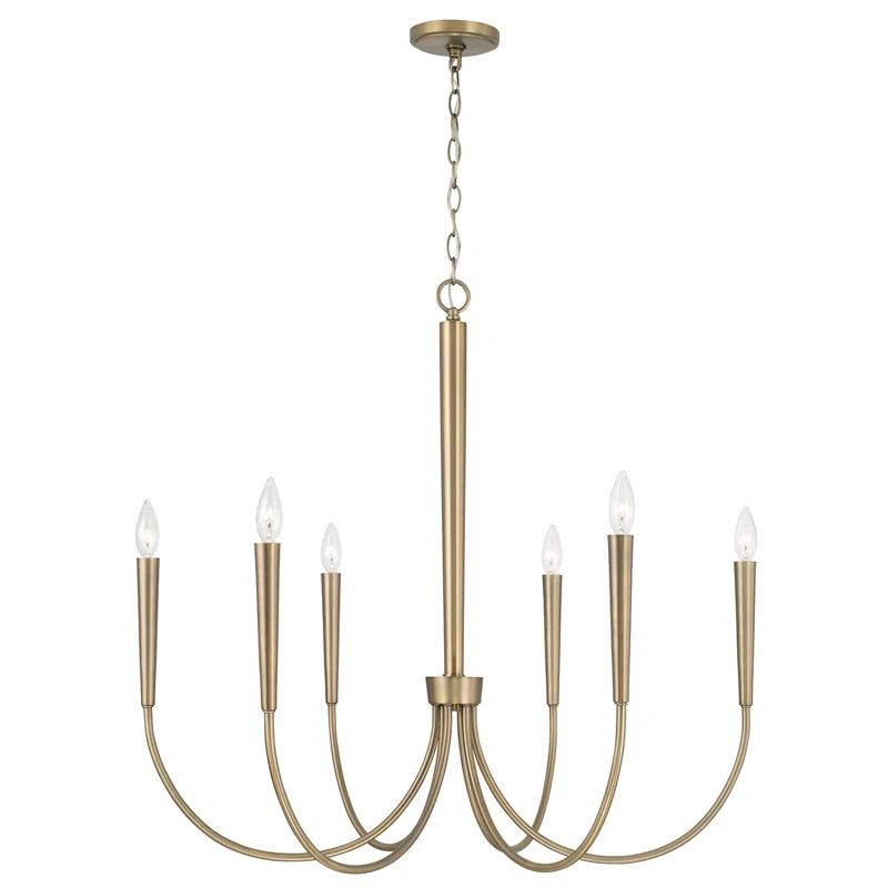 6 - Light Dimmable Classic / Traditional Chandelier | Wayfair North America