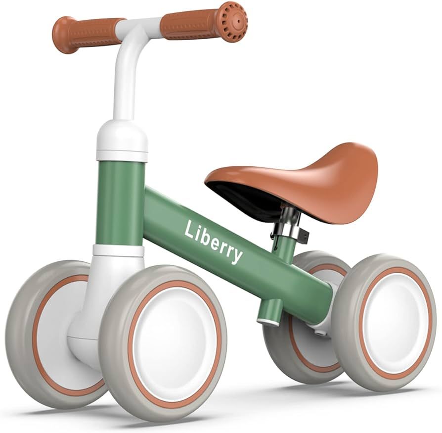 Liberry Baby Balance Bike for 1 2 3 Year Old Boys Girls, 4 Wheels Toddler Balance Bike with Adjus... | Amazon (US)