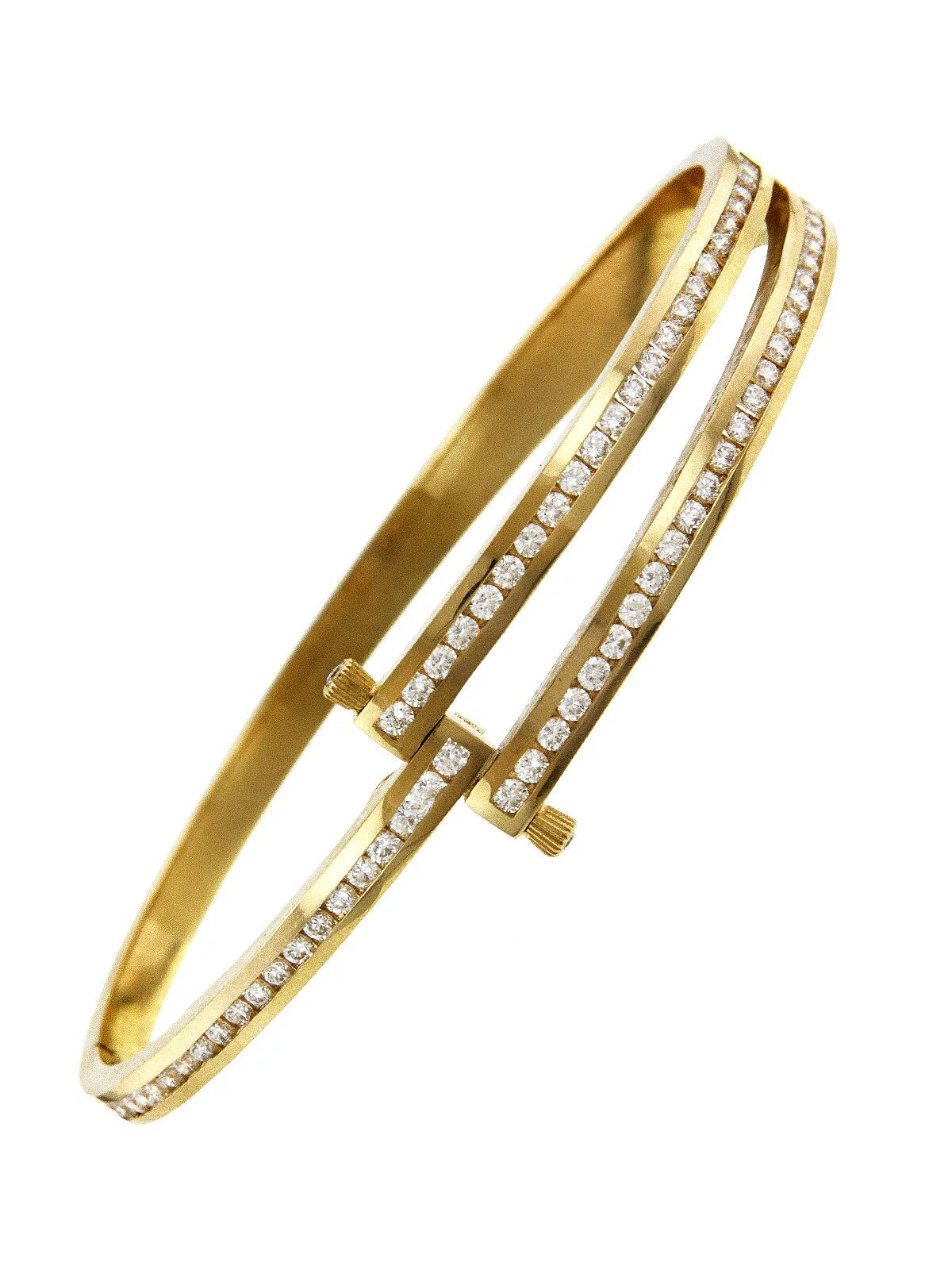 Magna Yellow Gold Bangle Bracelet | YLANG 23