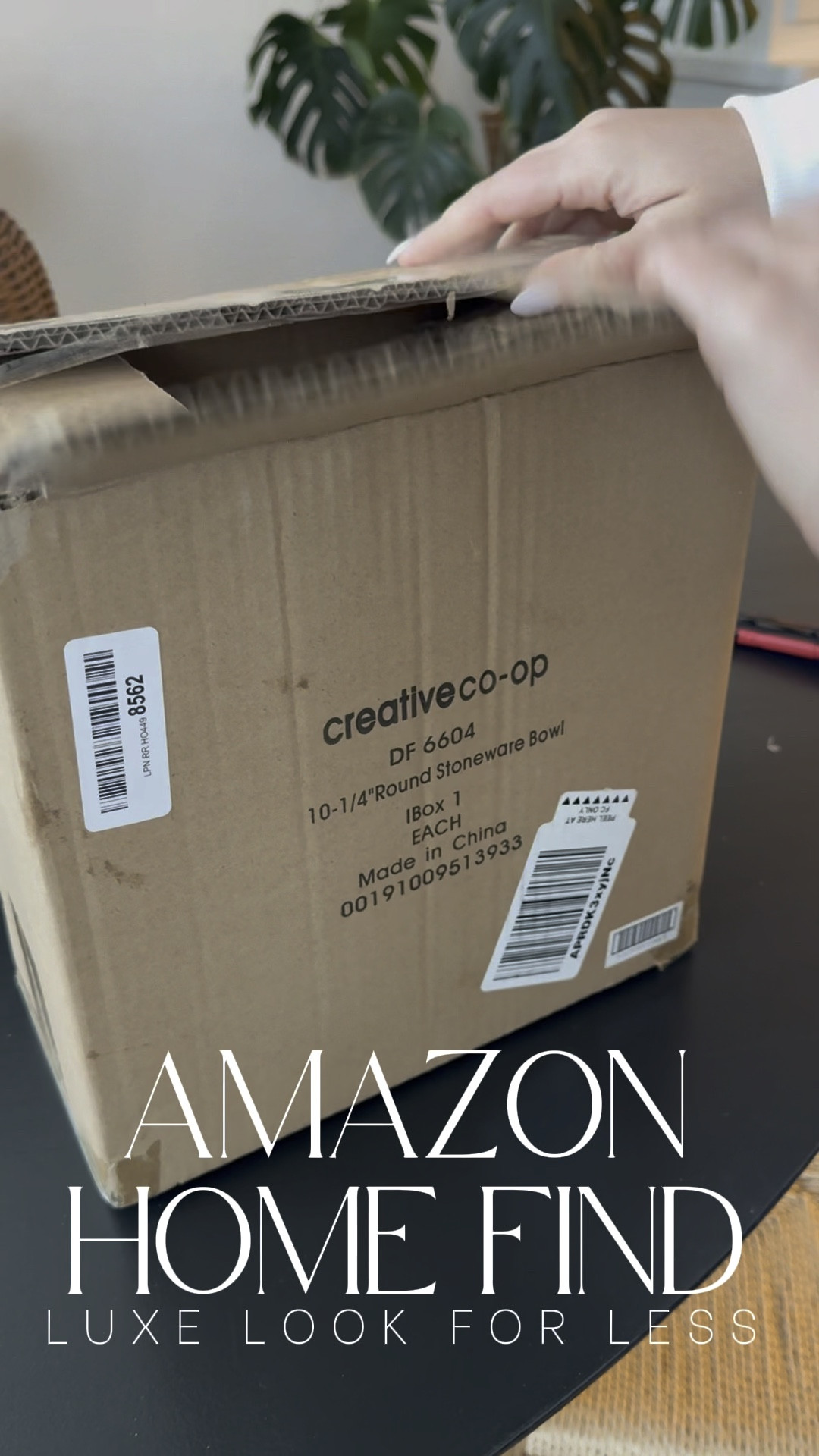 New Amazon luxe look for less option!! Looks sooooo pretty in person! Comment BOWL and I’ll send the deets!
.
The bowl is 10in for reference! I love that it’s moody but muted and not a stark black! 🖤🖤.
.
.
Amazon Home | Amazon Find | Modern Home | Modern Organic Home | Home Decor | Affordable Home Decor 

#LTKVideo #LTKhome #LTKsalealert