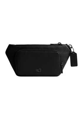 Coach Belt Bag With Signature Canvas, Black | Belk