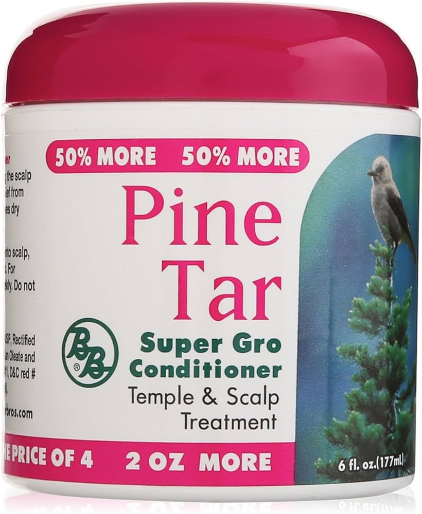 Pine Tar Super Gro Hair and Scalp Bonus, 6 Ounce 6.0 Ounce | Amazon (US)