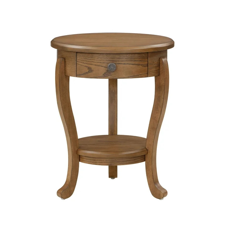 The Pioneer Woman Helen End Table Made With Solid Wood Frame, Heirloom Brown | Walmart (US)