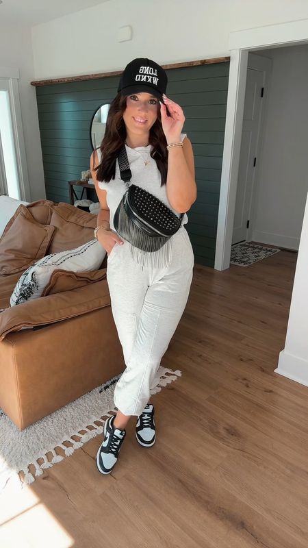 Must Have Summer Jumpsuit 🖤

Strapless Bra — medium
Jumpsuit — small

this jumpsuit comes in 12 other colors 😱 immediately running to order more because I love it so much! It’s extremely comfortable and perfect for a casual summer outfit. Would work perfectly for running errands or even a cute sporty brunch outfit 👏🏼 could easily be layered over a lace long sleeve top for fall as well! 

comfy outfit | everyday outfit | jumpsuit style | amazon fashion | amazon outfit | Nike dunk low panda sneakers | running errands outfit | sporty outfit | trucker hat



#LTKShoeCrush #LTKFindsUnder100 #LTKFindsUnder50