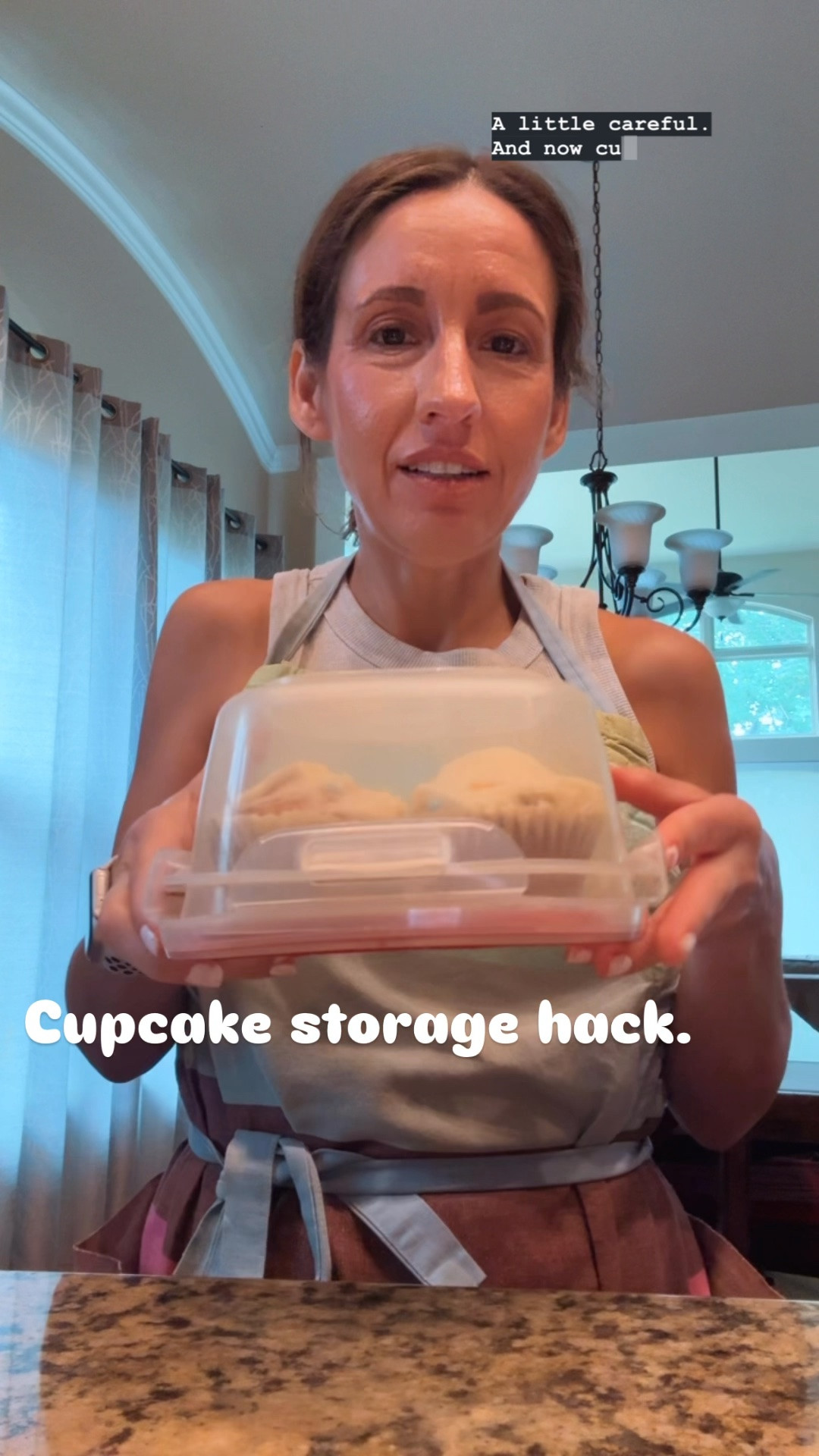 Kitchen hack for storing cupcakes when you don’t feel like getting a cupcake container out. 
Use a Rubbermaid container. Just flip it upside down. 
Mom life 
Kitchen hack 
Cupcake storage

#LTKstorytime #LTKfoodie #LTKmomlife