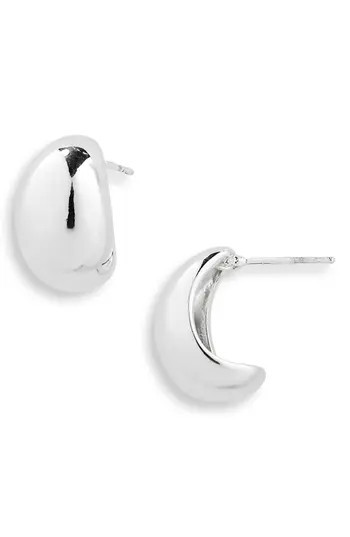 NORDSTROM RACK Oval Hoop Earrings in Silver at Nordstrom Rack | Nordstrom Rack