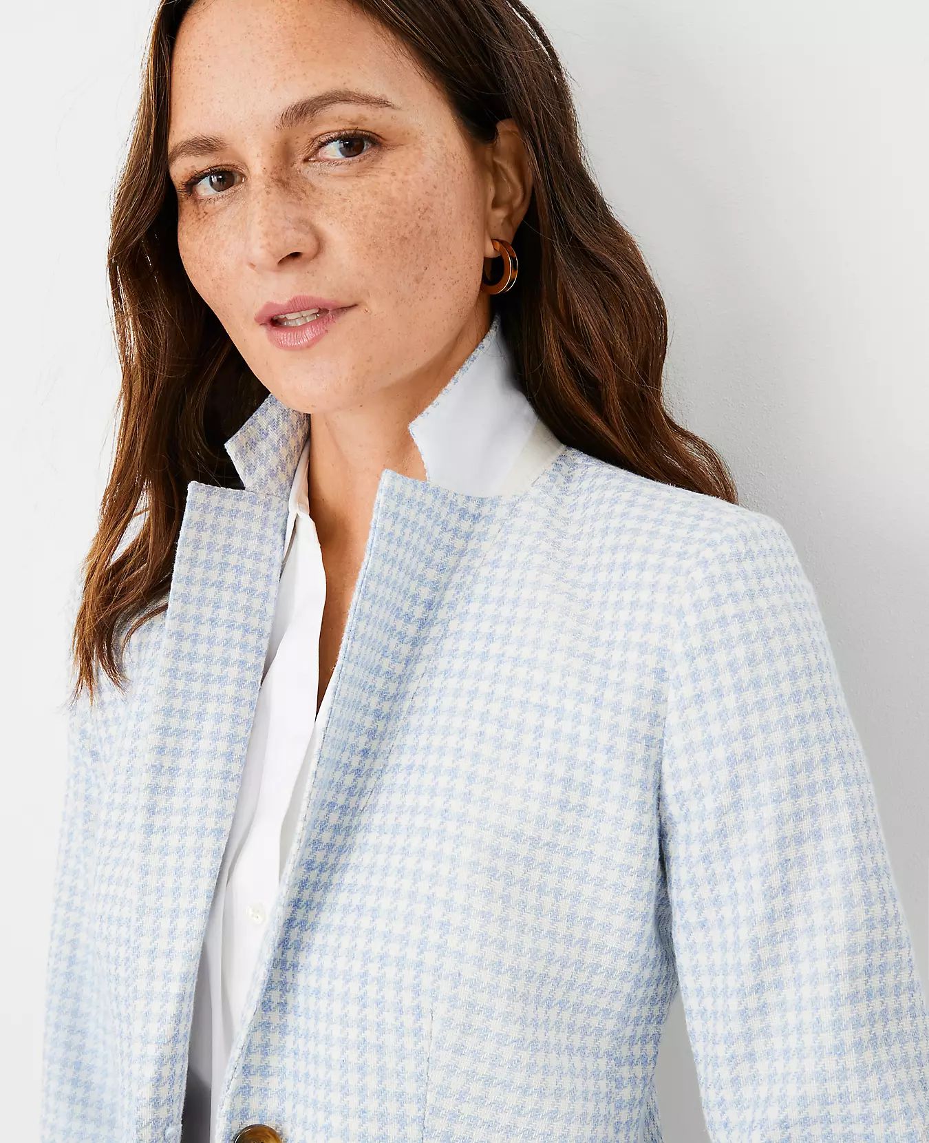 The Petite Greenwich Blazer in Houndstooth | Ann Taylor | Ann Taylor (US)