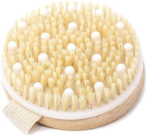 Dry Brushing Body Brush - Round Exfoliating Brush, Body Brush, Dry Brush for Cellulite and Improv... | Amazon (US)