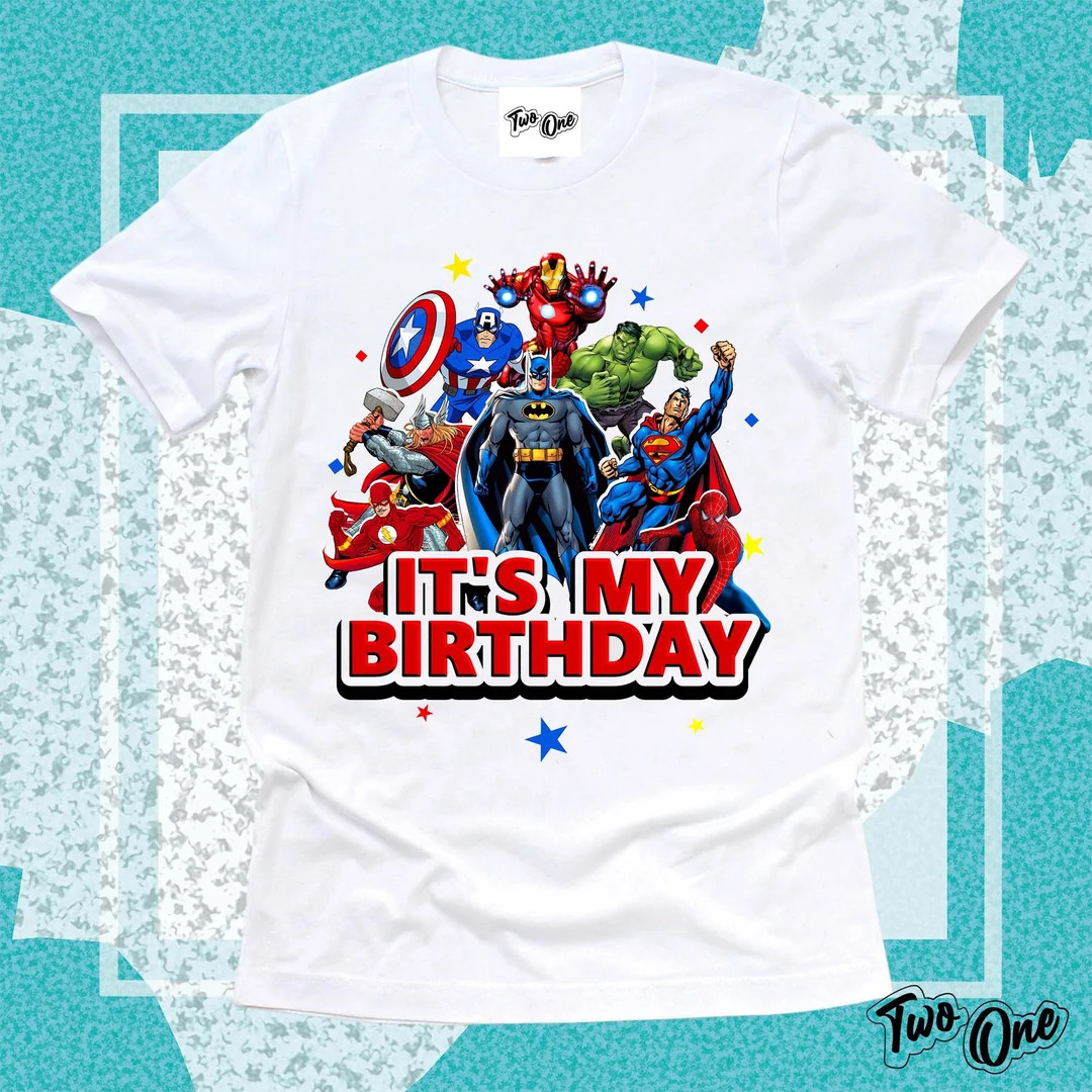 Superhero Birthday Shirt,avengers Superhero Shirt,birthday Superhero Shirt,custom Avengers Superh... | Etsy (US)