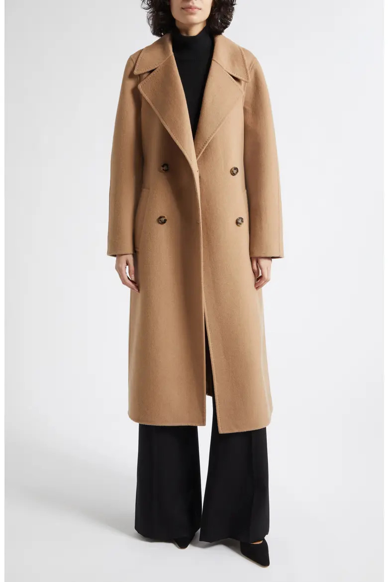 Rene Wool Blend Double Face Coat (Women) | Nordstrom | Nordstrom