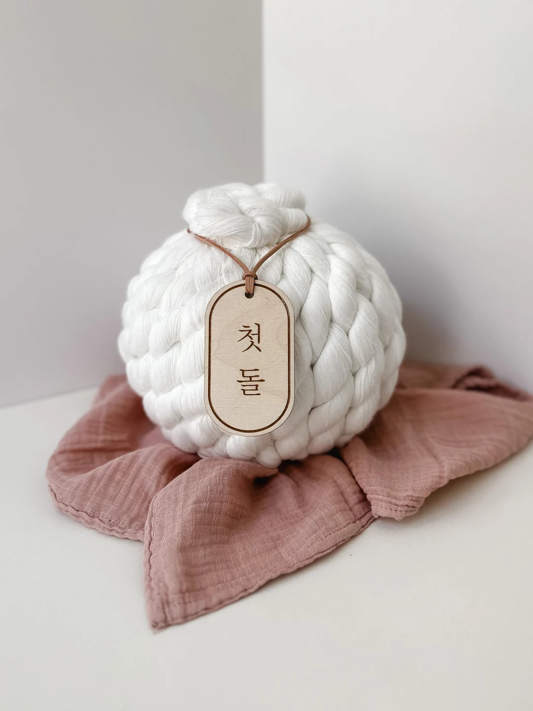 Korean Gift Tag for First Birthday Dohl Yarn Cake Decoration Traditional Korean Party Decor - Ets... | Etsy (US)