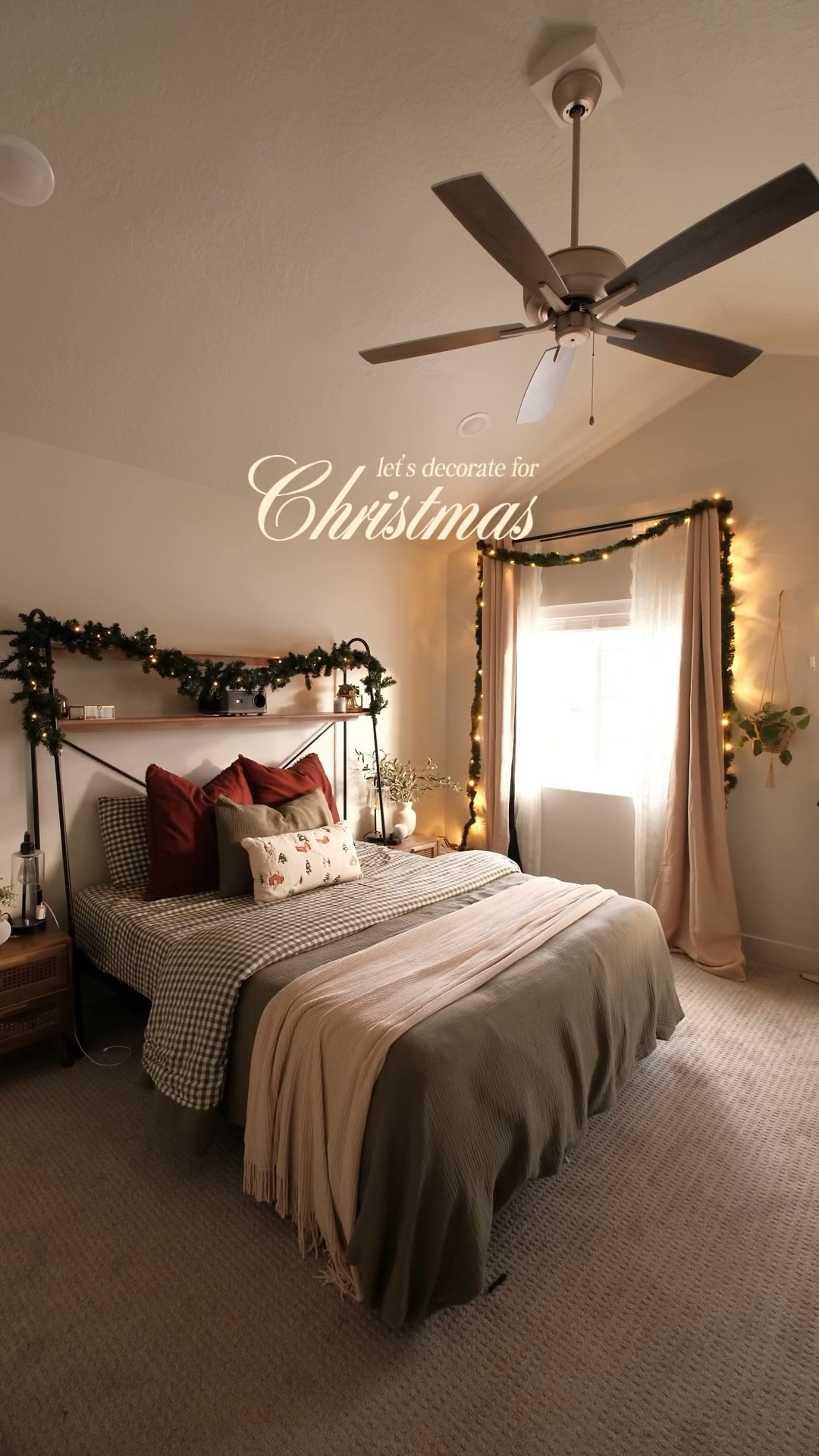 Decorate with me! All the details in my LTK! I love how the bedding turned out! #christmasdecor #holidaybedding 

#LTKHoliday #LTKSeasonal #LTKHome
