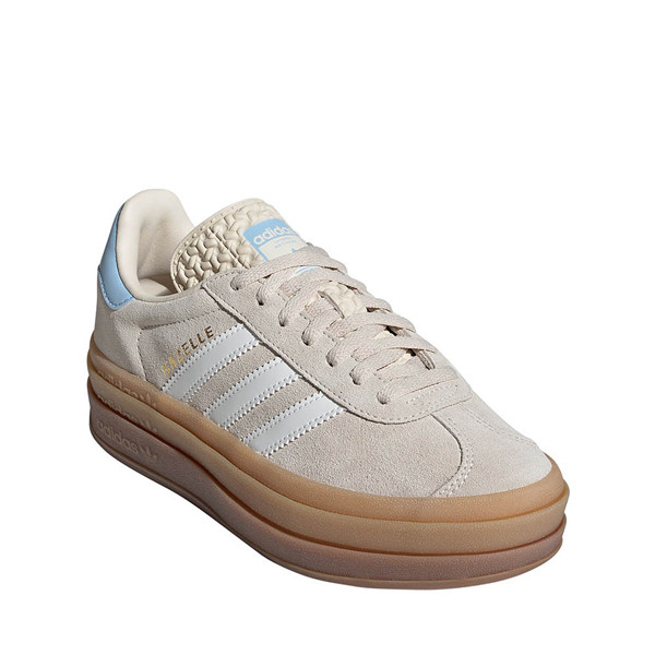 adidas Gazelle Bold Athletic Shoe - Big Kid - Wonder White / Cloud / Sky | Journeys