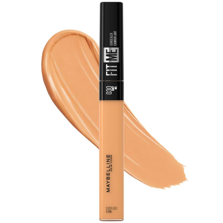 Maybelline Fit Me Liquid Concealer Makeup, Natural Coverage, Oil-Free, Honey, 0.23 fl oz - Walmar... | Walmart (US)