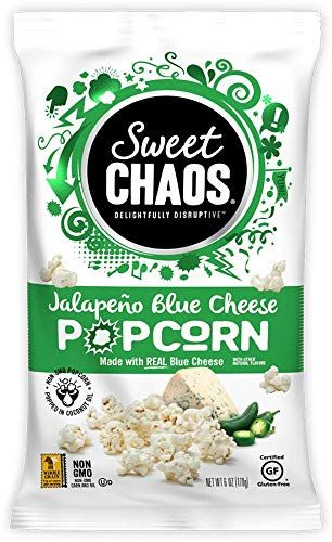 Sweet Chaos Savory Popcorn, Jalapeno Blue Cheese, 6 Ounce Bag | Amazon (US)