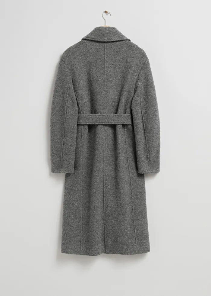 Felted wool coat - Dark grey - … curated on LTK