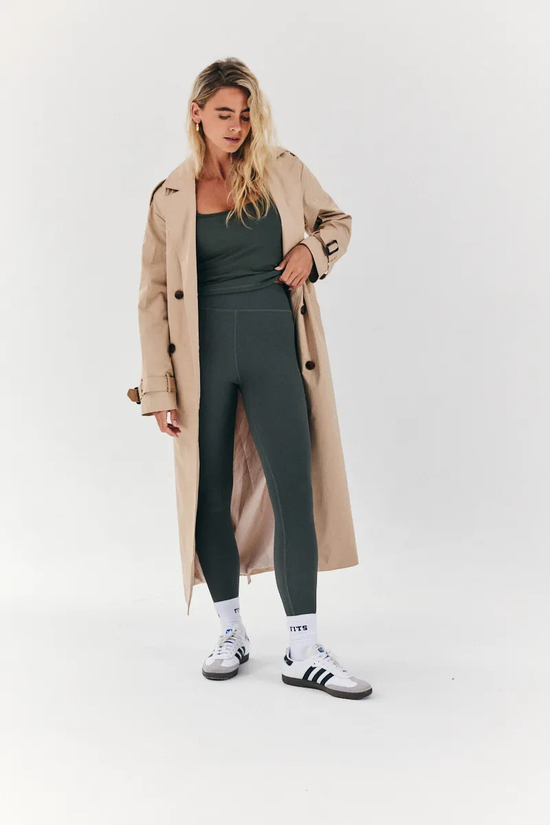 Longline Trench Coat | In The Style