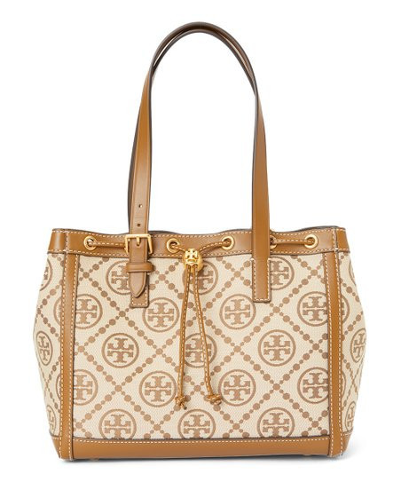 Tory Burch Hazelnut Monogram Jacquard Tote | Zulily