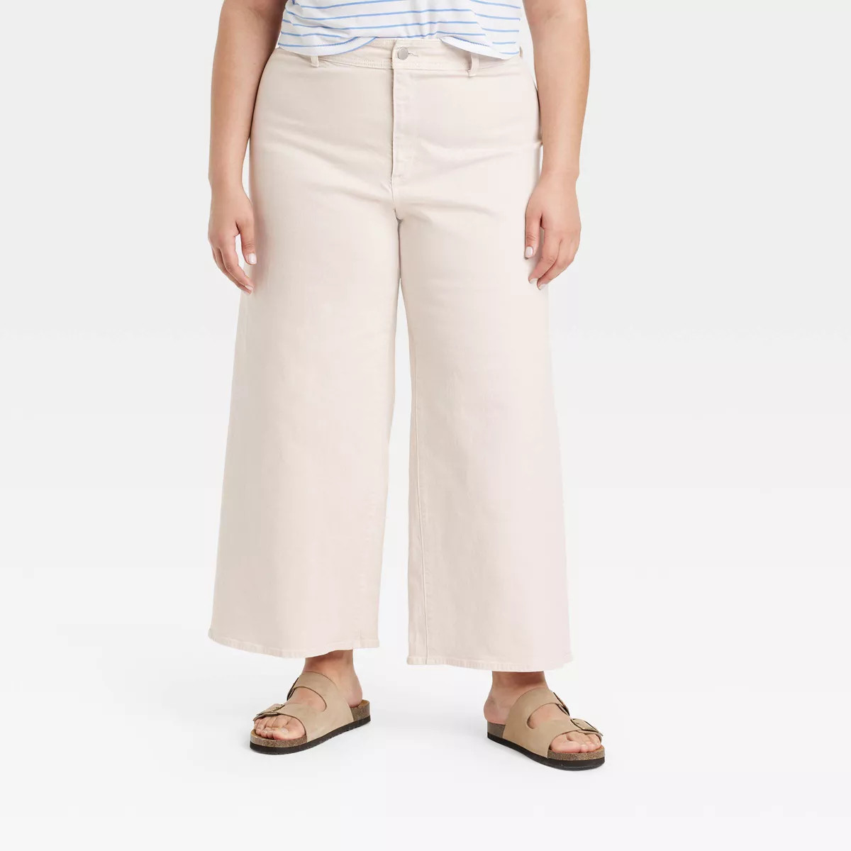 Women's High-Rise Sailor Wide Leg Ankle Jeans - Universal Thread™ | Target