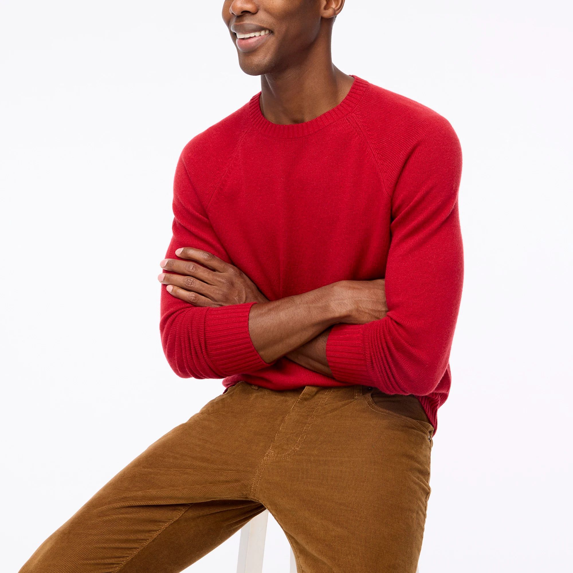 Crewneck sweater in supersoft lambswool blend | J.Crew Factory