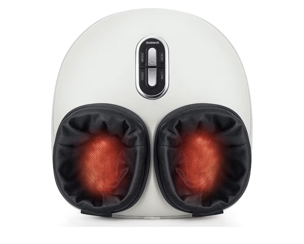 Nekteck Foot Massager with Heat for Neuropathy Plantar Fasciitis, 2026 Upgraded Shiatsu Air Compression Feet Massager for Size Up to US 11, Gifts for Him Her Relaxation (FSA Eligible HSA Eligible)

Mother’s Day gift idea
Father’s Day gift idea
Birthday gift for him
Birthday gift for her
Birthday gift for grandparents 

#LTKmomlife #LTKTravel #LTKActive