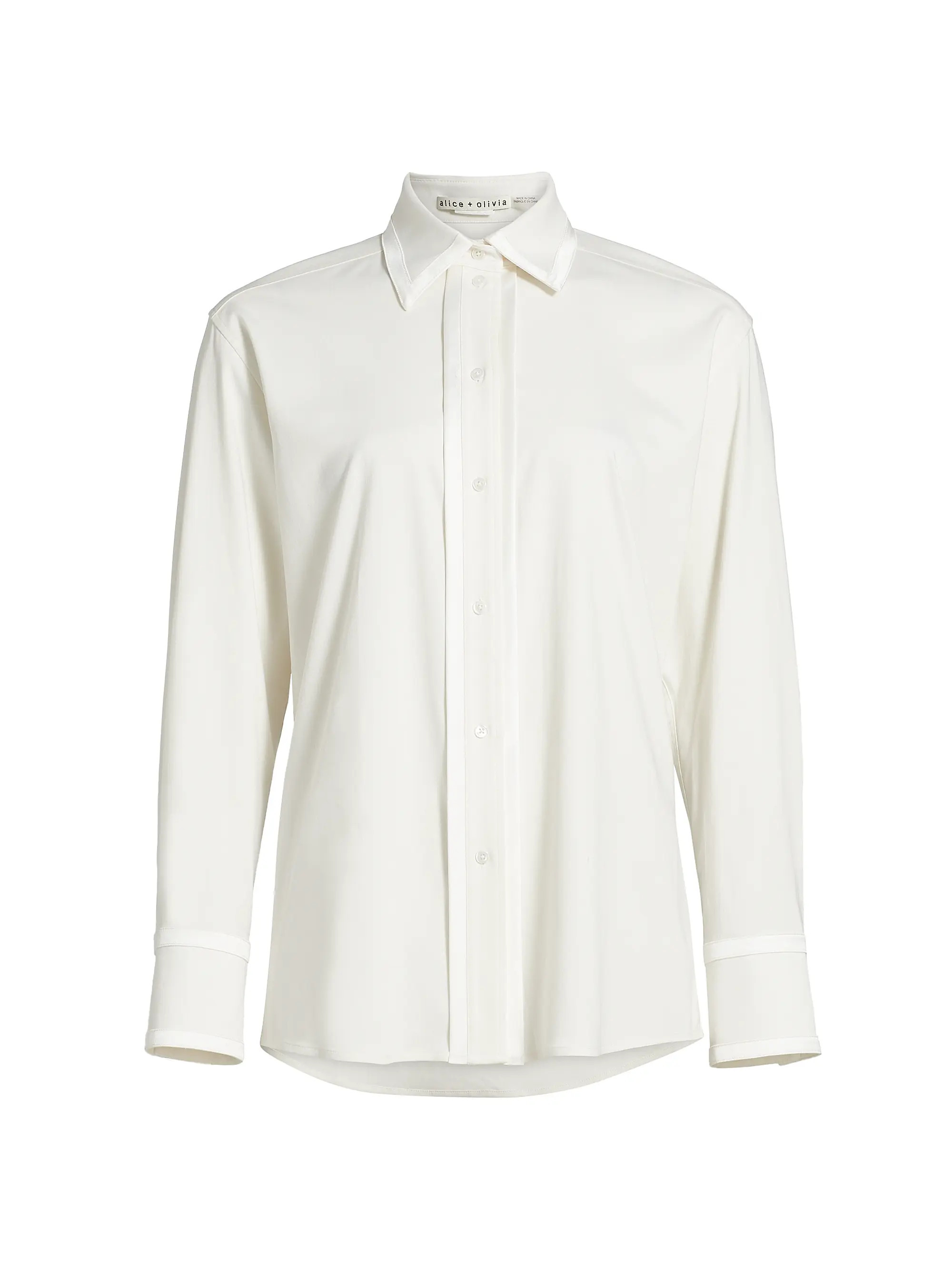 Perfect Button-Front Shirt | Saks Fifth Avenue