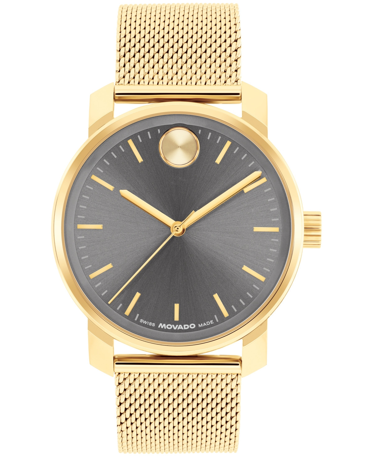 Movado Men's Bold Access Swiss Quartz Gold Steel Watch, 41mm - Gold-tone | Macy's