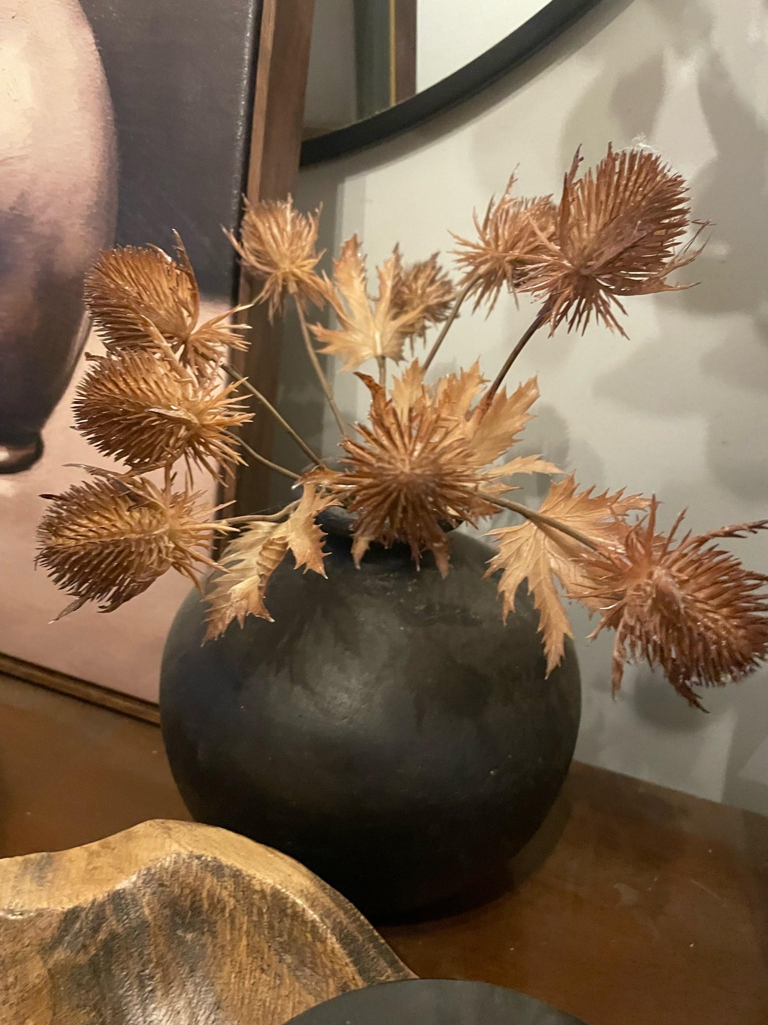 Neutral thistle stems 🤎 love the texture, color and coziness they bring. Currently 40% off!  They are ling stems, I cut nine

#LTKHome #LTKSaleAlert