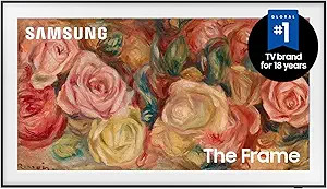 SAMSUNG 55-Inch Class QLED 4K LS03D The Frame Series Quantum HDR Smart TV w/ Dolby Atmos, Art Mod... | Amazon (US)
