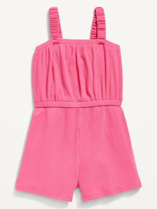 Sleeveless Rib-Knit Romper for Toddler Girls | Old Navy (US)