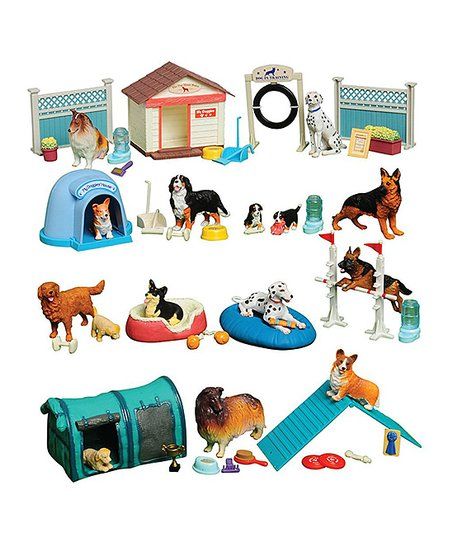Constructive Playthings 50-Piece Dog Academy Play Set | Zulily