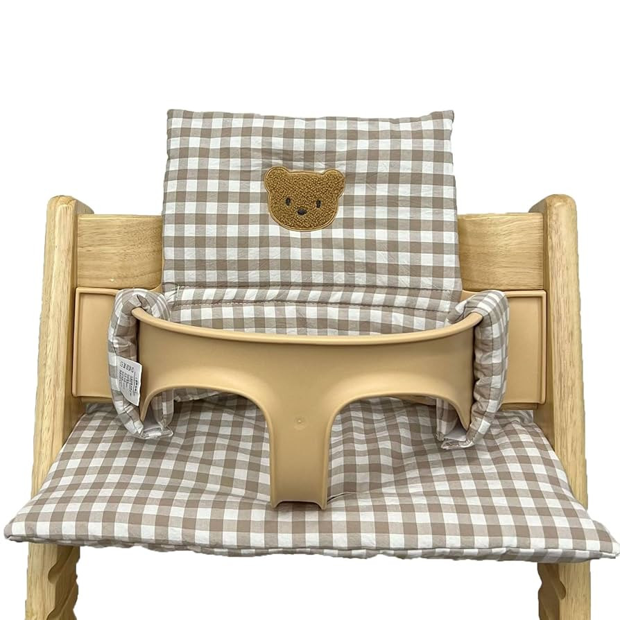 Sitzkissen für Stokke Tripp Trapp Hochstuhl, Rutschfest Hochstuhl Sitzkissen Set, Bio-Baumwolle ... | Amazon (DE)