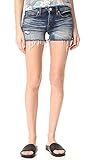 [blanknyc] Women's Denim Distress Hiker Cutoff Shorts In Amped Out, Amped Out, 24 | Amazon (US)
