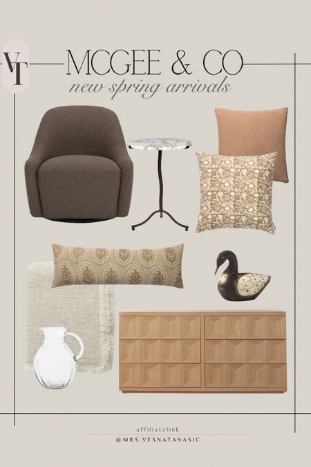 McGee & Co NEW spring arrivals! Perfect in time for home refresh! 

Spring decor, home decor, McGee & Co, dresser, bedroom, living room, throw pillow, side table, throw blanket, 

#LTKhome #LTKSpringSale #LTKsalealert