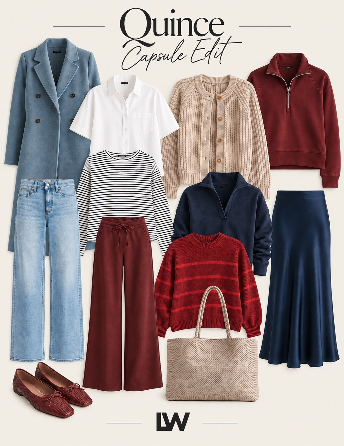 @Quince capsule edit! So many great finds for Fall. #quincepartner