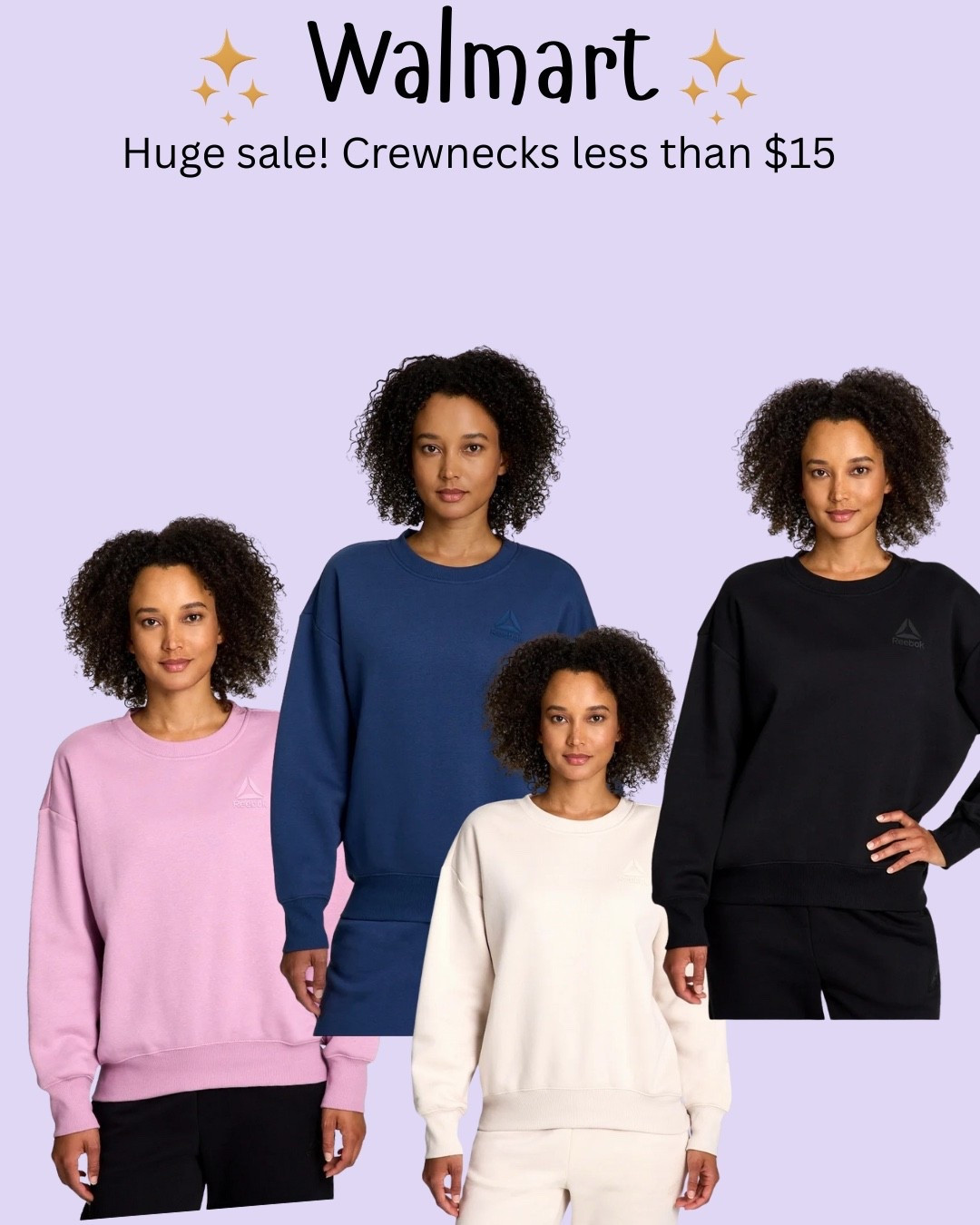 $13 crewnecks! Sign me up #walmartpartner 

#LTKootd #LTKmomlife #LTKSaleAlert