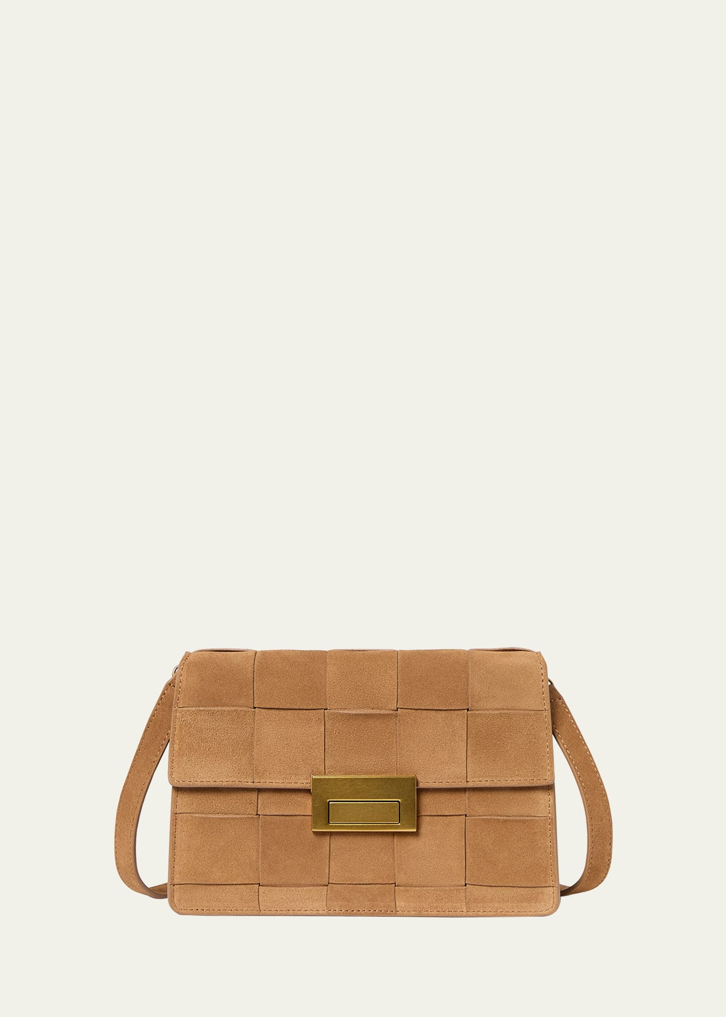 Loeffler Randall Delphine Woven Suede Crossbody Bag | Bergdorf Goodman