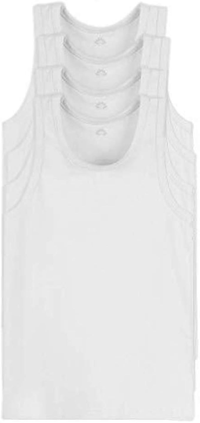 LotusComfort Premium 4 Pack Super Soft Boys Girls Unisex Tagless Toddler Baby Tank Top Undershirt... | Amazon (US)