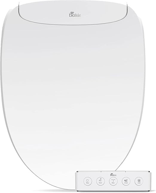Bio Bidet Discovery DLS Elongated Smart Ultra Low-Profile Self-Rising Bidet Toilet Seat, White | Amazon (US)