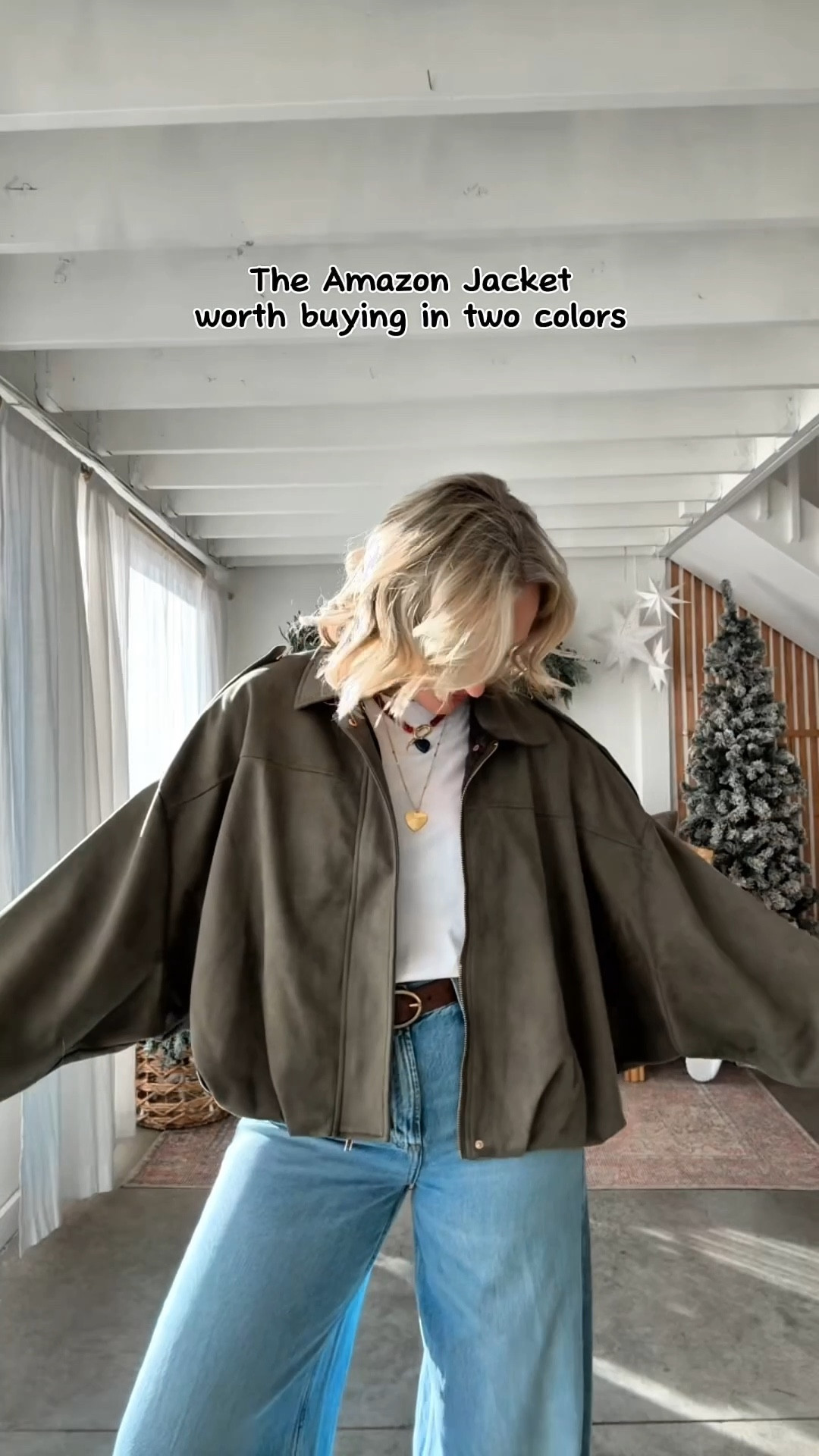 The look for less Amazon jacket worth buying in 2 (or more 😉) colors.

Wearing a size medium and fits TTS.

Amazon: $39.99
Zara:  $99.90

#LTKStyleTip #LTKFindsUnder50 #LTKOver40